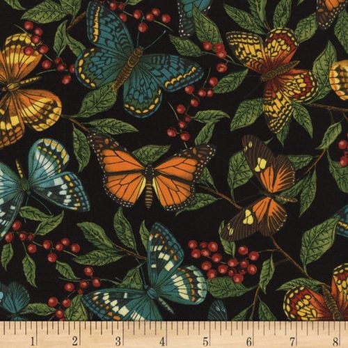 Butterfly Berries Black
