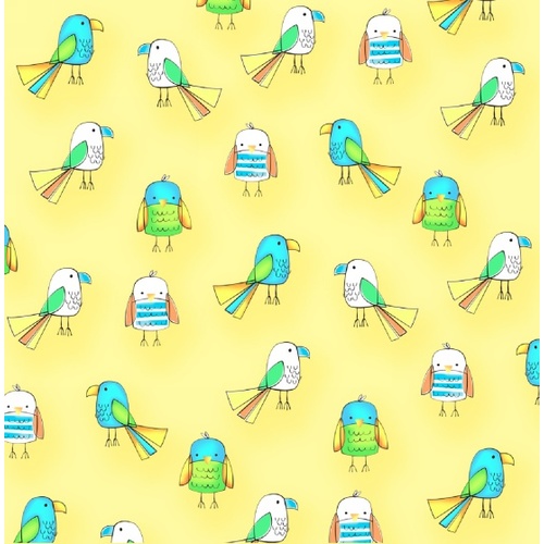 Koala Party Birds Yellow