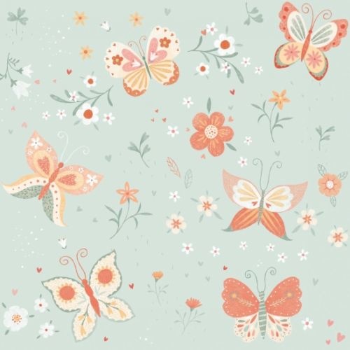 Bunny Tales Butterfly Blue