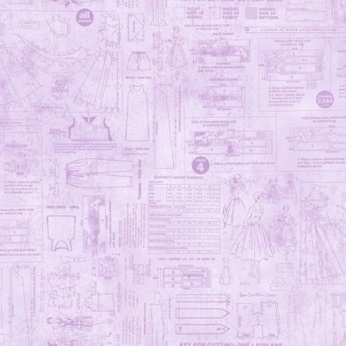 Sewing Pattern Mauve