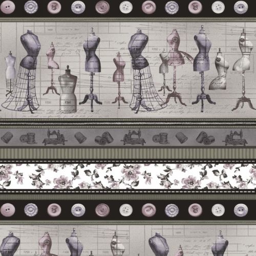 Oh Sew Beautiful Stripe Grey